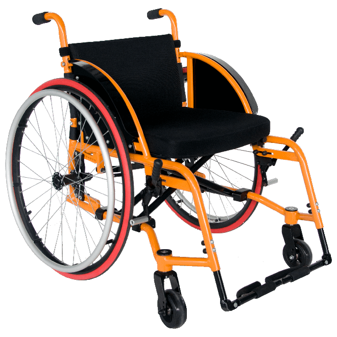 Настраиваемая легкая складная спортивная инвалидная коляска уровня спортсмена